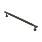 Carlisle Brass Knurled Cabinet Pull Handle 224mm C/C - Matt Black
