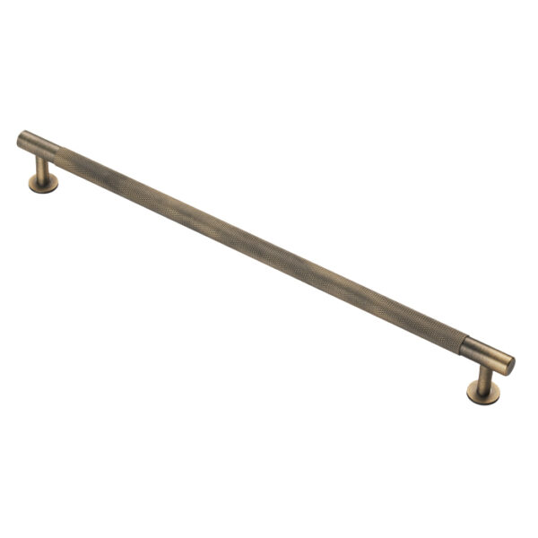 Carlisle Brass Knurled Cabinet Pull Handle 320mm C/C - Antique Brass
