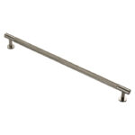 Carlisle Brass Knurled Cabinet Pull Handle 320mm C/C - Satin Nickel