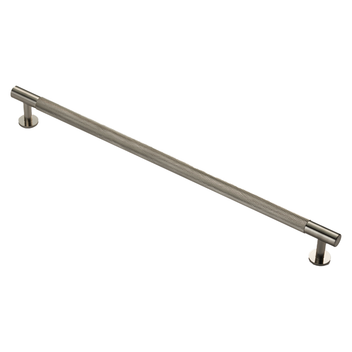 FTD700HSN.jpg Carlisle Brass Knurled Cabinet Pull Handle 320mm C/C - Satin Nickel - Image 1