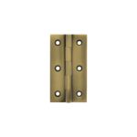 Atlantic Millhouse Brass Cabinet Butt Hinges 50mm x 28mm x 2mm - Urban Dark Bronze