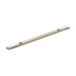 Atlantic Millhouse Brass Long Narrow Cabinet Handle Backplate 128mm - Antique Brass