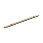 Atlantic Millhouse Brass Long Narrow Cabinet Handle Backplate 160mm - Antique Brass