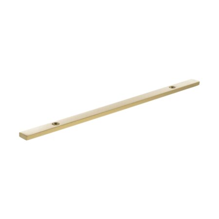 Atlantic Millhouse Brass Long Narrow Cabinet Handle Backplate 160mm - Satin Brass