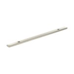 Atlantic Millhouse Brass Long Narrow Cabinet Handle Backplate 160mm - Satin Nickel