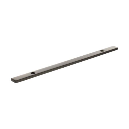 Atlantic Millhouse Brass Long Narrow Cabinet Handle Backplate 160mm - Urban Dark Bronze