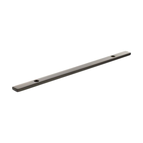 Atlantic Millhouse Brass Long Narrow Cabinet Handle Backplate 160mm - Urban Dark Bronze