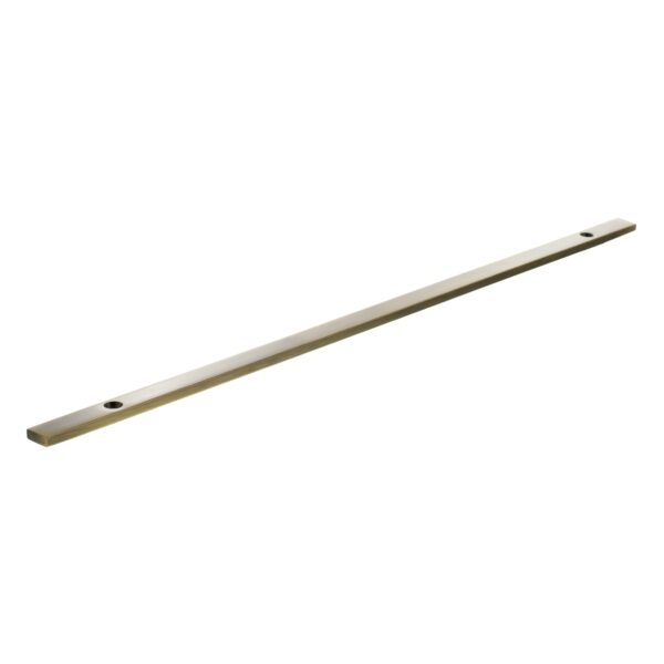 Atlantic Millhouse Brass Long Narrow Cabinet Handle Backplate 320mm - Antique Brass