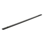 Atlantic Millhouse Brass Long Narrow Cabinet Handle Backplate 320mm - Matt Black