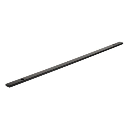 Atlantic Millhouse Brass Long Narrow Cabinet Handle Backplate 320mm - Matt Black