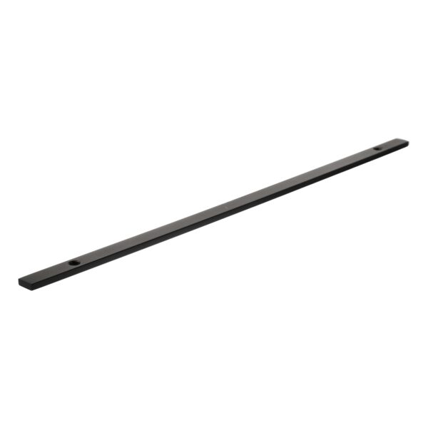 Atlantic Millhouse Brass Long Narrow Cabinet Handle Backplate 320mm - Matt Black