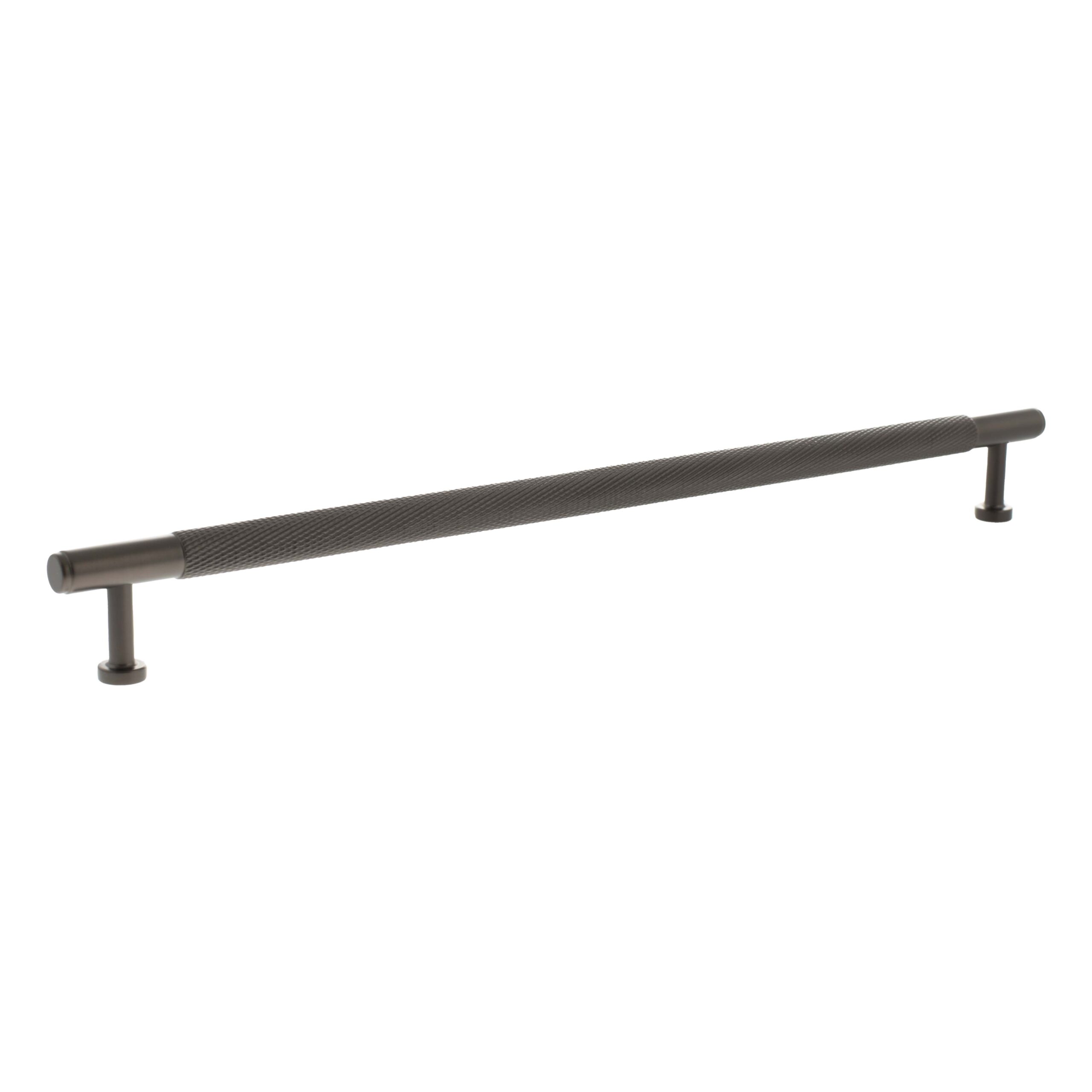 MHCK17320UDB_MILLHOUSE20BRASS20EIFFEL20KNURLED20T-BAR20CABINET20PULL20HANDLE20320MM_URBAN20DARK20BRONZE_LR.jpg Atlantic Millhouse Brass Eiffel Knurled T-Bar Cabinet Pull Handle 320mm - Urban Dark Bronze - Image 1
