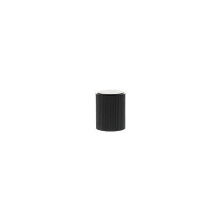 Atlantic Millhouse Brass Battersea Linear Cylinder Cabinet Knob Handle - Matt Black