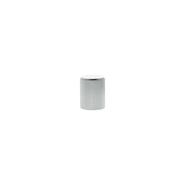 Atlantic Millhouse Brass Battersea Linear Cylinder Cabinet Knob Handle - Polished Chrome