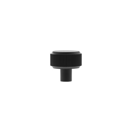 Atlantic Millhouse Brass Battersea Linear Round Cabinet Knob Handle - Matt Black