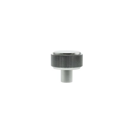 Atlantic Millhouse Brass Battersea Linear Round Cabinet Knob Handle - Polished Chrome