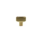 Atlantic Millhouse Brass Battersea Linear Round Cabinet Knob Handle - Satin Brass