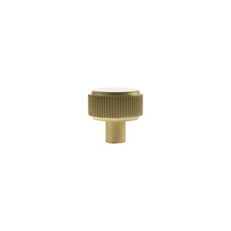 Atlantic Millhouse Brass Battersea Linear Round Cabinet Knob Handle - Satin Brass