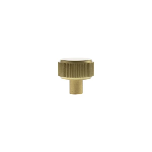 Atlantic Millhouse Brass Battersea Linear Round Cabinet Knob Handle - Satin Brass