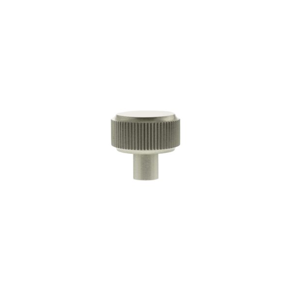 Atlantic Millhouse Brass Battersea Linear Round Cabinet Knob Handle - Satin Nickel
