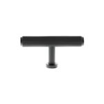 Atlantic Millhouse Brass Battersea Linear T-Bar Cabinet Knob Handle - Matt Black