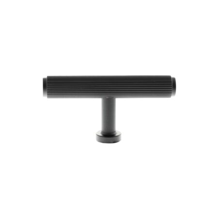 Atlantic Millhouse Brass Battersea Linear T-Bar Cabinet Knob Handle - Matt Black