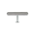 Atlantic Millhouse Brass Battersea Linear T-Bar Cabinet Knob Handle - Polished Chrome