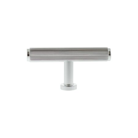 Atlantic Millhouse Brass Battersea Linear T-Bar Cabinet Knob Handle - Polished Chrome