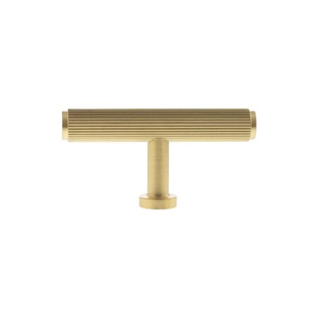 Atlantic Millhouse Brass Battersea Linear T-Bar Cabinet Knob Handle - Satin Brass