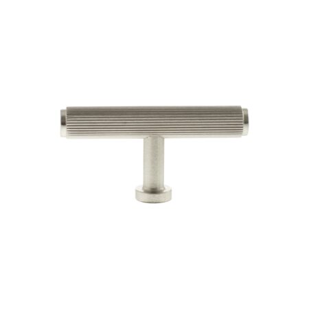 Atlantic Millhouse Brass Battersea Linear T-Bar Cabinet Knob Handle - Satin Nickel
