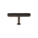 Atlantic Millhouse Brass Battersea Linear T-Bar Cabinet Knob Handle - Urban Dark Bronze