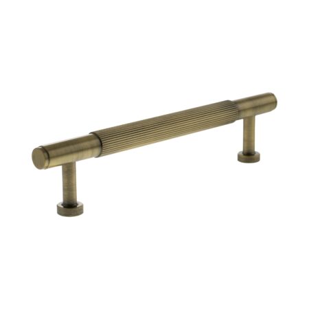 Atlantic Millhouse Brass Battersea Linear T-Bar Cabinet Pull Handle 128mm - Antique Brass