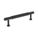 Atlantic Millhouse Brass Battersea Linear T-Bar Cabinet Pull Handle 128mm - Matt Black