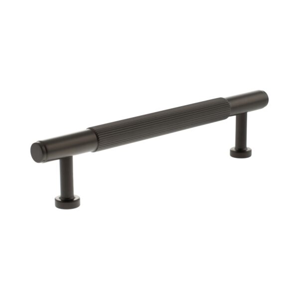 Atlantic Millhouse Brass Battersea Linear T-Bar Cabinet Pull Handle 128mm - Urban Dark Bronze