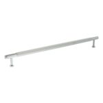 Atlantic Millhouse Brass Battersea Linear T-Bar Cabinet Pull Handle 320mm - Polished Chrome