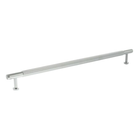 Atlantic Millhouse Brass Battersea Linear T-Bar Cabinet Pull Handle 320mm - Polished Chrome