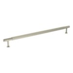 Atlantic Millhouse Brass Battersea Linear T-Bar Cabinet Pull Handle 320mm - Satin Nickel