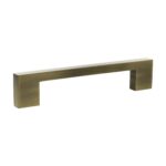 Atlantic Millhouse Brass Empire Slim Cabinet Pull Handle 128mm - Antique Brass