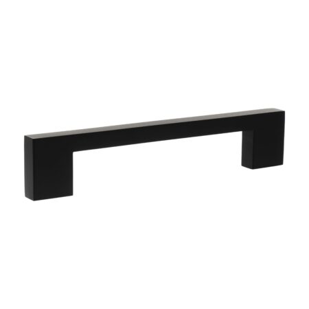 Atlantic Millhouse Brass Empire Slim Cabinet Pull Handle 128mm - Matt Black