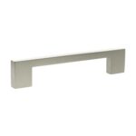 Atlantic Millhouse Brass Empire Slim Cabinet Pull Handle 128mm - Satin Nickel