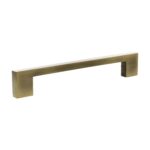 Atlantic Millhouse Brass Empire Slim Cabinet Pull Handle 160mm - Antique Brass