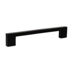 Atlantic Millhouse Brass Empire Slim Cabinet Pull Handle 160mm - Matt Black