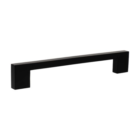 Atlantic Millhouse Brass Empire Slim Cabinet Pull Handle 160mm - Matt Black