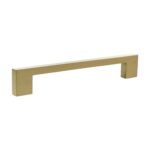 Atlantic Millhouse Brass Empire Slim Cabinet Pull Handle 160mm - Satin Brass