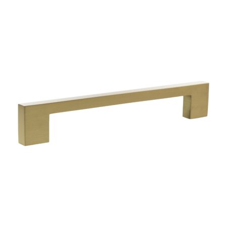 Atlantic Millhouse Brass Empire Slim Cabinet Pull Handle 160mm - Satin Brass