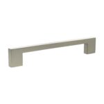 Atlantic Millhouse Brass Empire Slim Cabinet Pull Handle 160mm - Satin Nickel