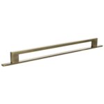 Atlantic Millhouse Brass Empire Slim Cabinet Pull Handle on Backplate 320mm - Antique Brass