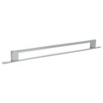 Atlantic Millhouse Brass Empire Slim Cabinet Pull Handle on Backplate 320mm - Polished Chrome