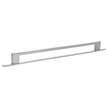 Atlantic Millhouse Brass Empire Slim Cabinet Pull Handle on Backplate 320mm - Polished Chrome