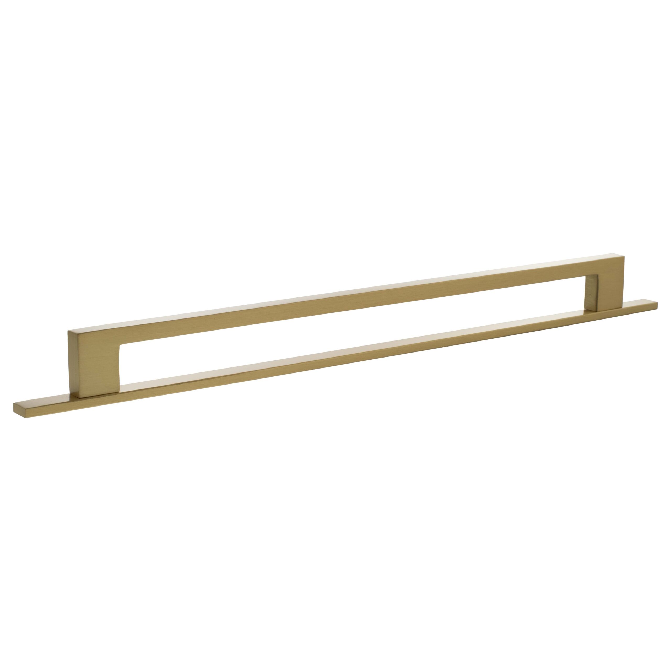 MHCNB17320SB_MILLHOUSE20BRASS20CABINET20HARWARE_EMPIRE20SLIM20CABINET20320MM20PULL20HANDLE_SATIN20BRASS_LR.jpg Atlantic Millhouse Brass Empire Slim Cabinet Pull Handle on Backplate 320mm - Satin Brass - Image 1